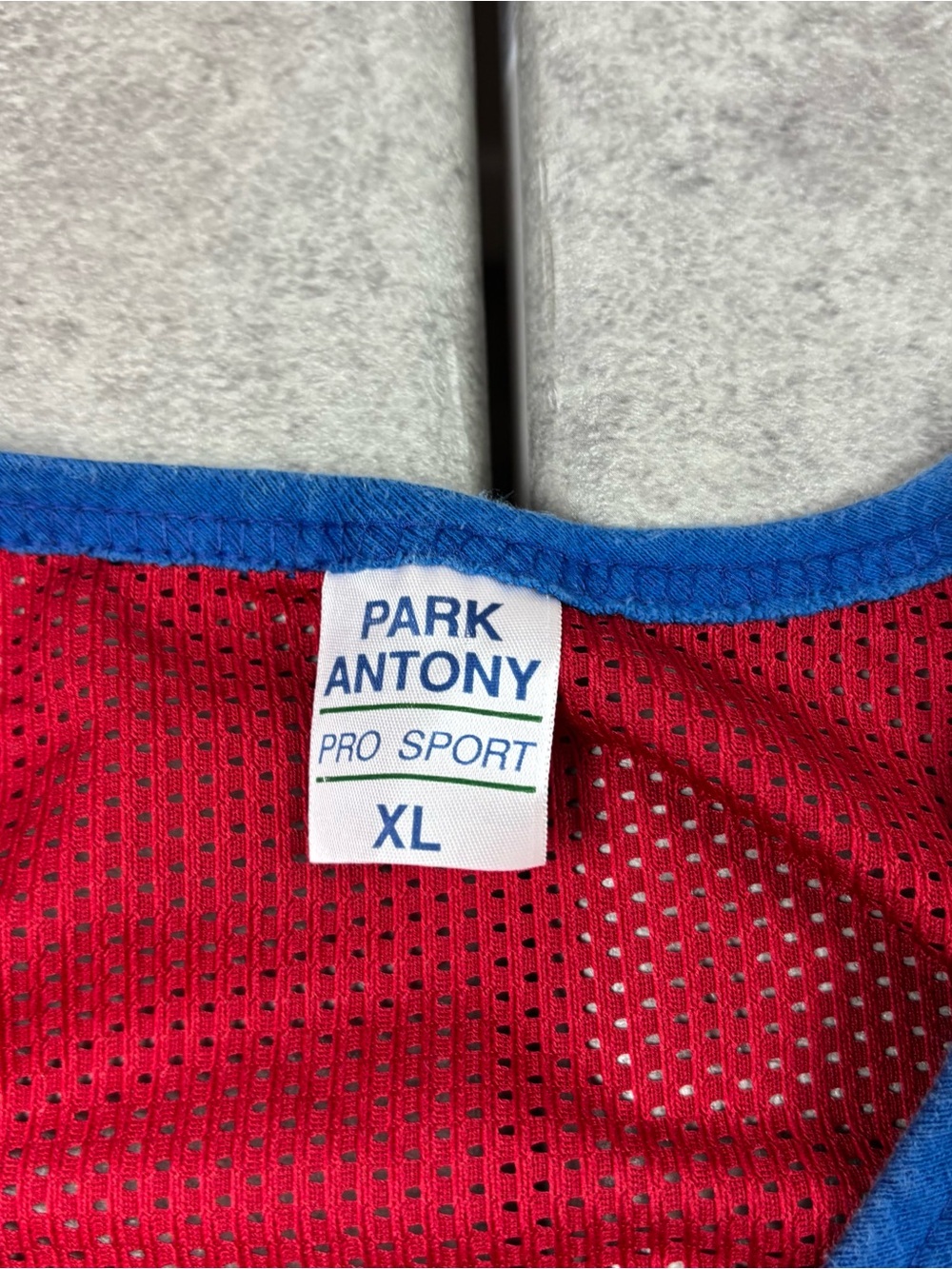 Vintage red with blue trim detroit pistons jersey - Picture 3 of 4